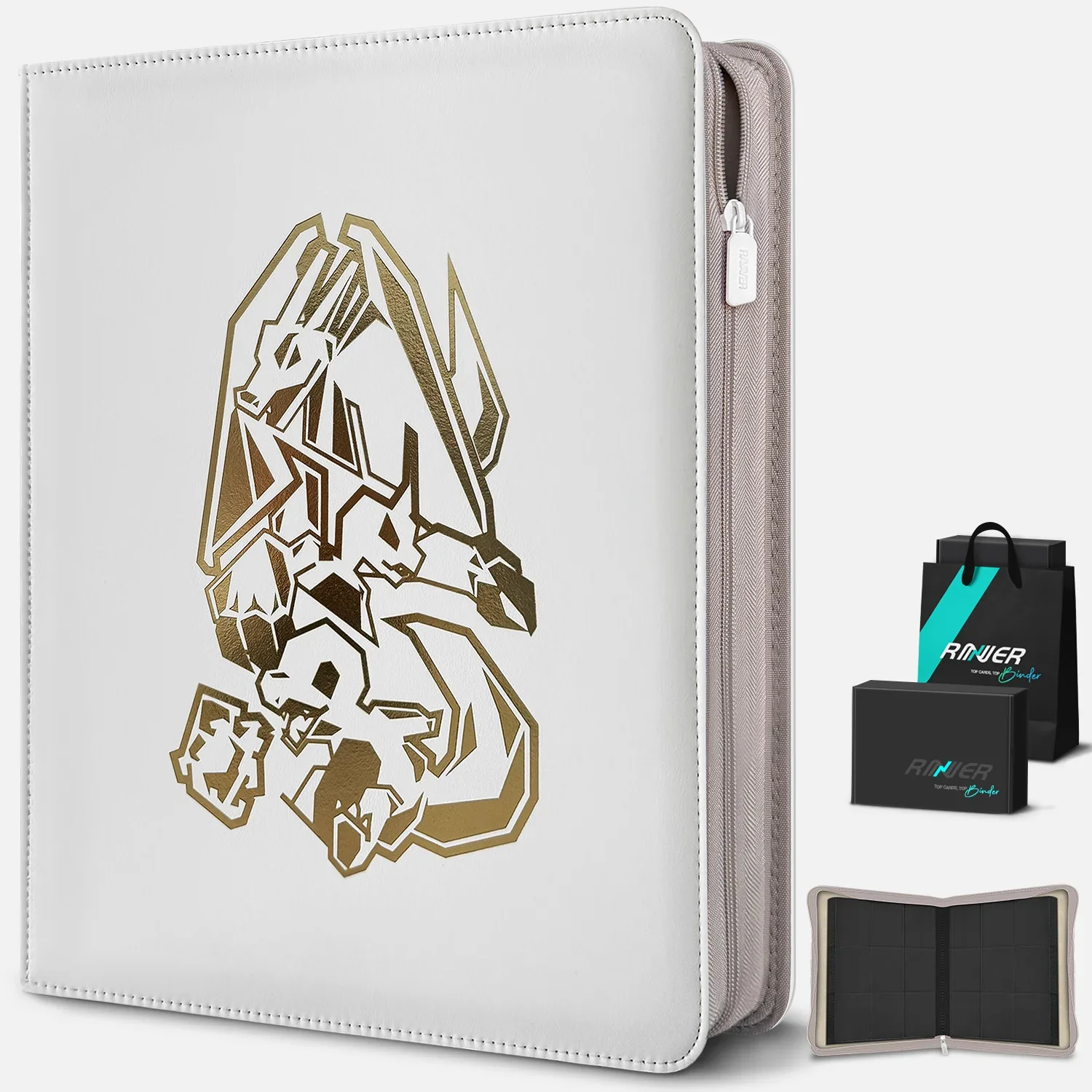 Charizard Gold Foil Toploader Binder - Image 10